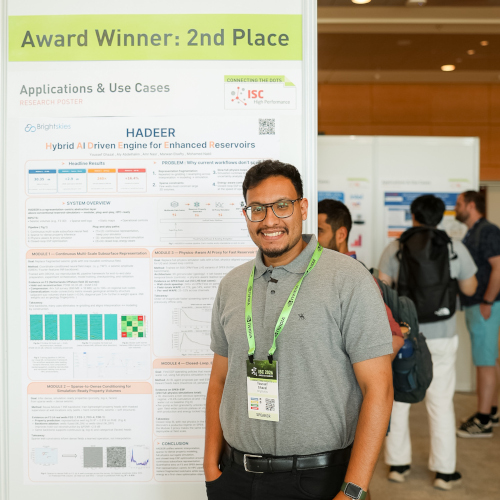 ISC 2026 Research Poster Award 2nd place winner announcement at the conference in Hamburg.